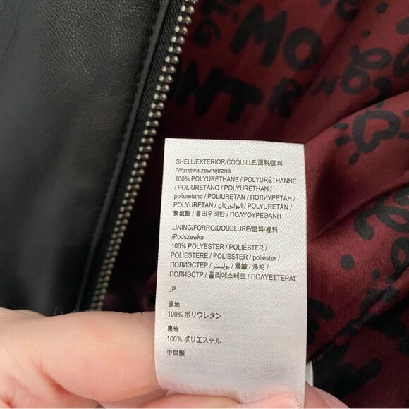 Desigual Carole Jewelled Faux Leather Embroidered Jacket Size 8 NWT - Picture 5 of 13